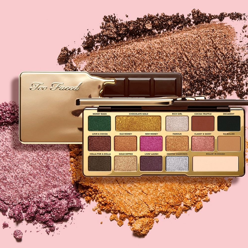 Too Faced Chocolate Gold Bar Ultra Rare Eyeshadow Palette BNWT.